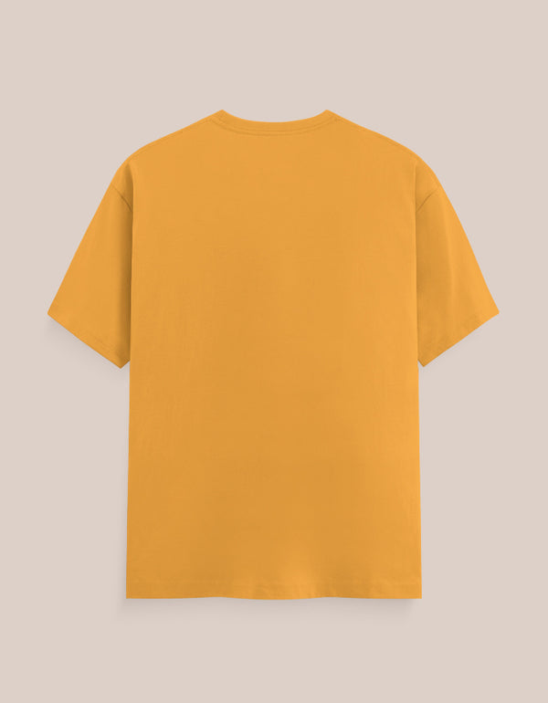 Yellow t-shirt on a beige background