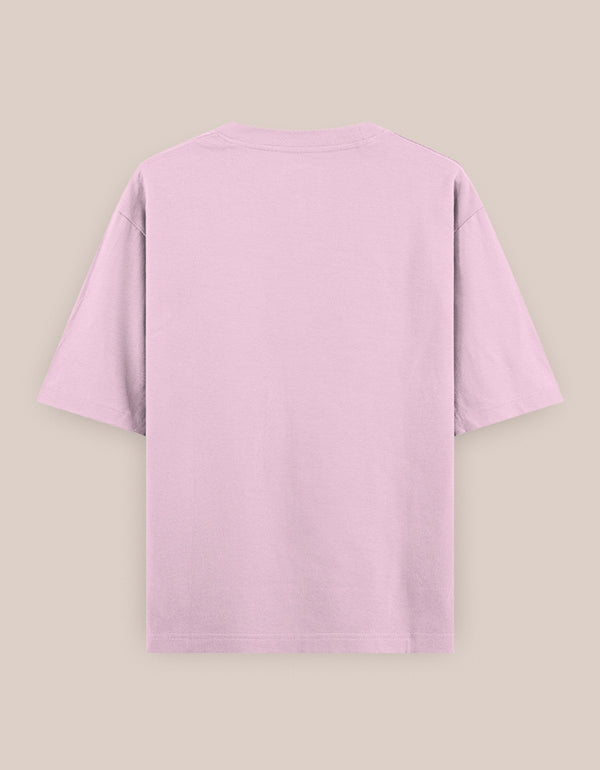 Light purple t-shirt on a beige background