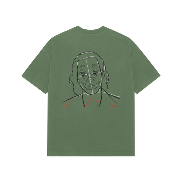 Joker oversized  t-shirt – villain era streetwear for men and women GREEN 