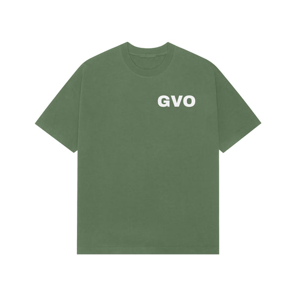 Minimalist clown-inspired tee for street fashion lovers GREEN 