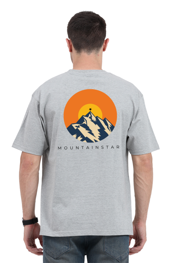 Mountainstar oversized t-shirt – white cotton explorer fashion