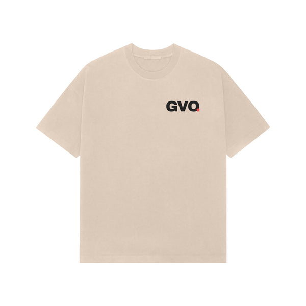 Joker oversized  t-shirt – villain era streetwear for men and women BEIGE